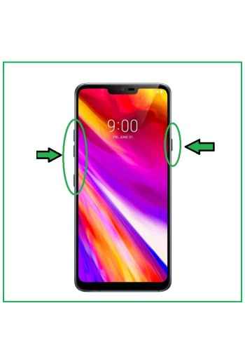 Cadre d e'cran LCD pour LG G7 ThinQ LMG710 LMW EMW Écran tactile assemble'