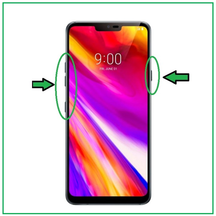 Cadre d e'cran LCD pour LG G7 ThinQ LMG710 LMW EMW Écran tactile assemble'