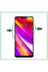 Cadre d e'cran LCD pour LG G7 ThinQ LMG710 LMW EMW Écran tactile assemble'