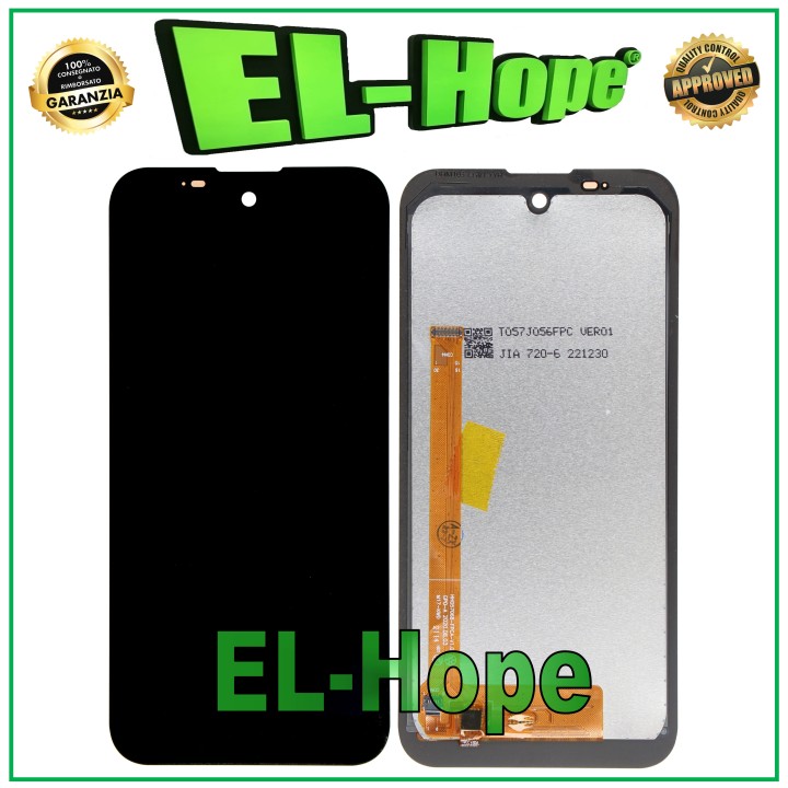 Écran LCD tactile assemble' noir pour Doogee S59/S59 Pro