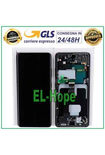Écran LCD 100 % d origine Samsung Galaxy S21 Ultra SM-G998 tactile noir