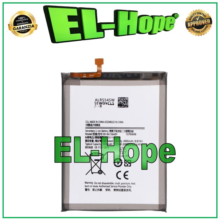 Batterie EB-BA136ABY pour Samsung Galaxy A13 5G SM-A136 U/B e'quivalente a' l originale