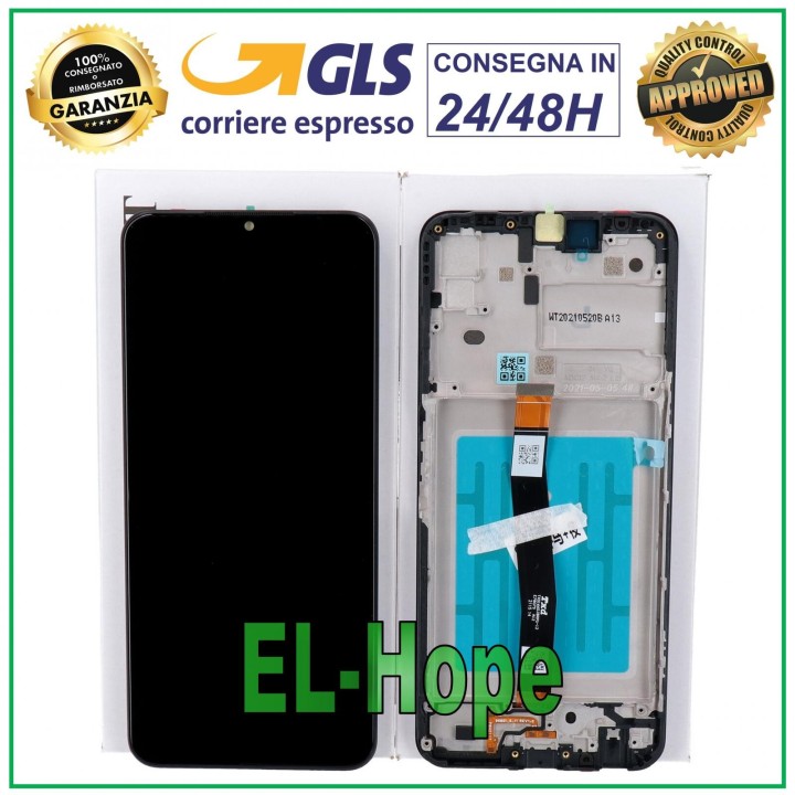 Cadre et e'cran d origine pour Samsung A22 2021 SM-A226, e'cran tactile noir GH82-20694A