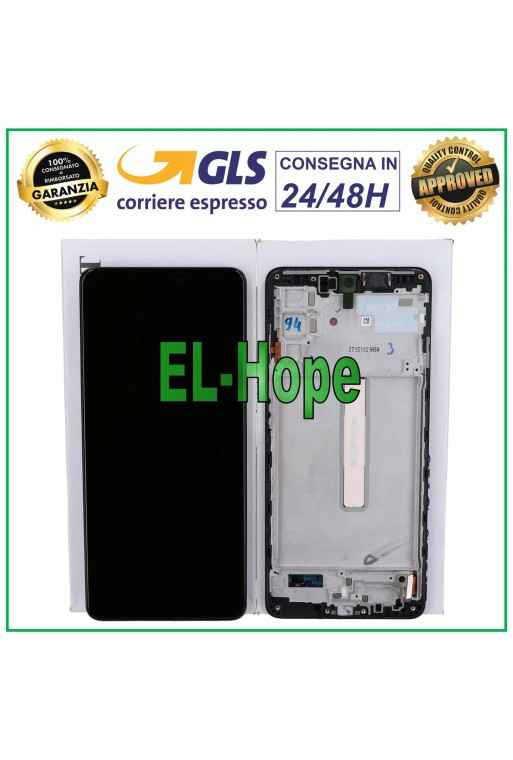 Écran tactile LCD d origine Samsung Galaxy M52S 5G 2021 SM-M526 M526B, cadre noir