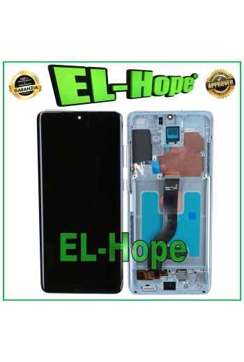 Écran LCD OLED tactile en verre bleu pour Samsung Galaxy S20+ Plus SM-G985/G986
