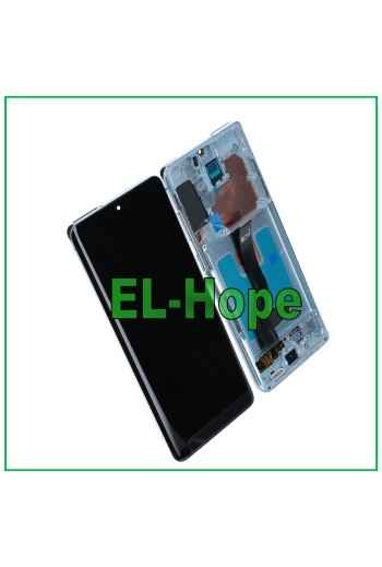 Écran LCD OLED tactile en verre bleu pour Samsung Galaxy S20+ Plus SM-G985/G986
