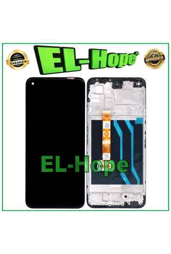 Écran LCD + châssis pour e'cran tactile Oppo A76 CPH2375, noir
