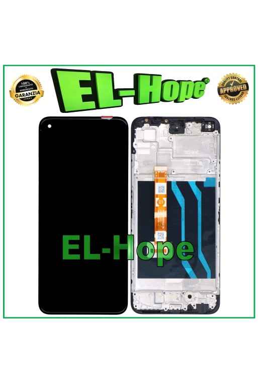 Écran LCD + châssis pour e'cran tactile Oppo A76 CPH2375, noir