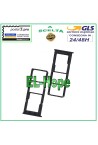 Compartiment pour carte nano SIM et micro SD pour Samsung Galaxy A12 SM A125F Noir