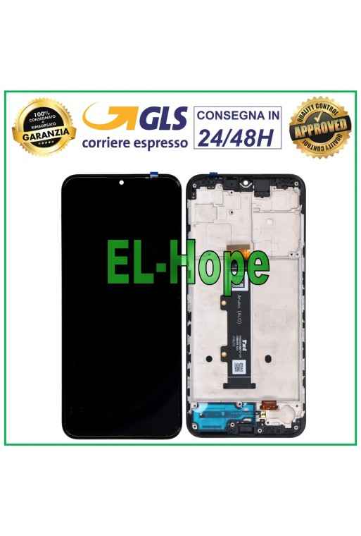 Cadre d e'cran LCD pour Motorola Moto G20 XT2128 XT-2128, e'cran tactile en verre noir
