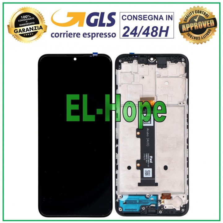 Cadre d e'cran LCD pour Motorola Moto G20 XT2128 XT-2128, e'cran tactile en verre noir