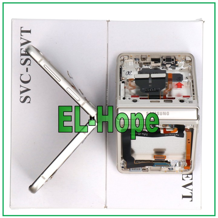 Cadre d e'cran d origine pour Samsung Z Flip 3 5G SM-F711B tactile marron GH82-27243B