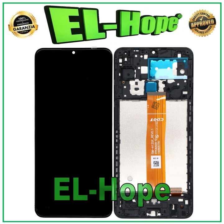 Cadre d e'cran tactile LCD pour Samsung Galaxy A12 SM A125 F/FN