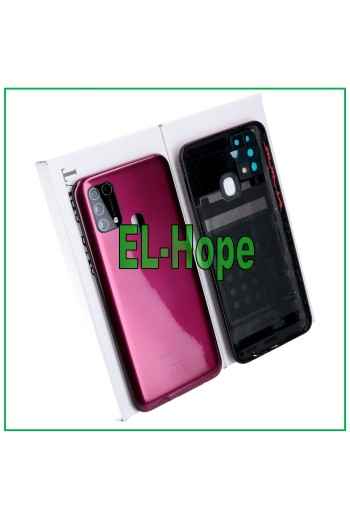 Cache batterie d origine Samsung Galaxy M31 SM-M315F, coque arrie're rouge