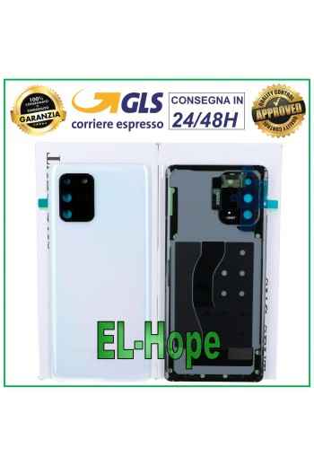 Coque arrie're d origine Samsung Galaxy S10 Lite SM-G770, cache batterie blanc prisme