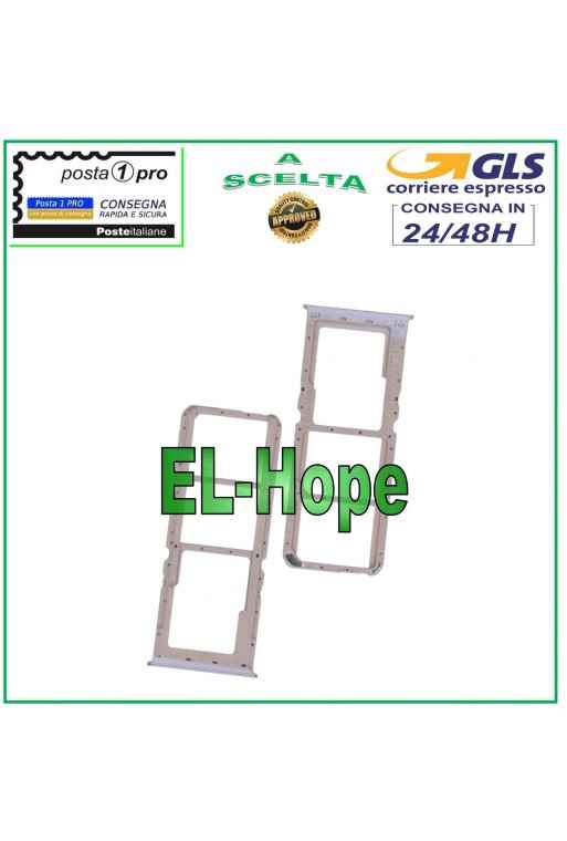 Compartiment pour carte SIM et SD pour OPPO A52, violet, CH2061, CPH2069, PDAM10, PADM00
