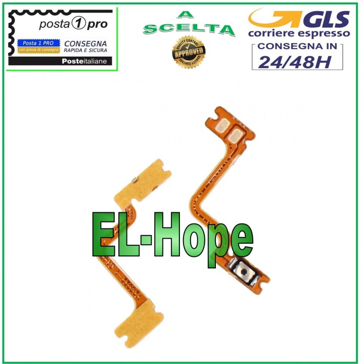 CÂBLE PLAT FLEXIBLE, BOUTON MARCHE/ARRÊT LATÉRAL POUR OPPO A73 4G 