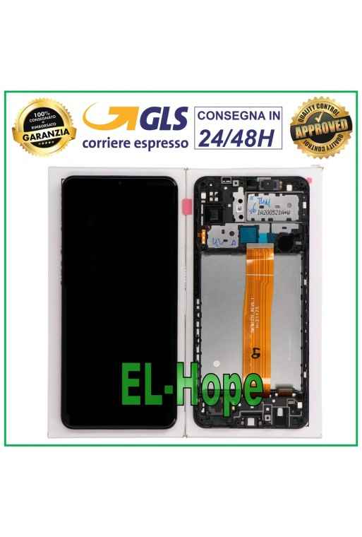 Écran LCD + cadre d origine Samsung Galaxy M12 2021 SM-M127 Écran tactile en verre