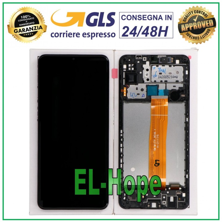 Cadre d origine, e'cran tactile en verre pour Samsung M12 2021 SM-M127 (GH82-25042A)