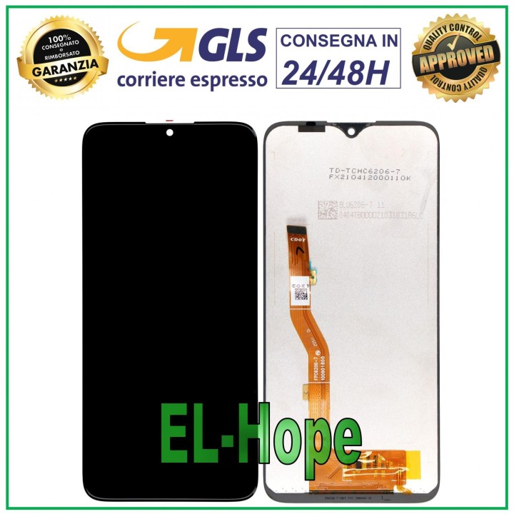 Écran LCD + e'cran tactile pour e'cran de moniteur en verre assemble' TCL 205 4187D