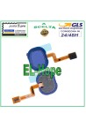 Bouton d accueil pour Samsung Galaxy A21S SM A217 F/FN, capteur d empreintes digitales bleu