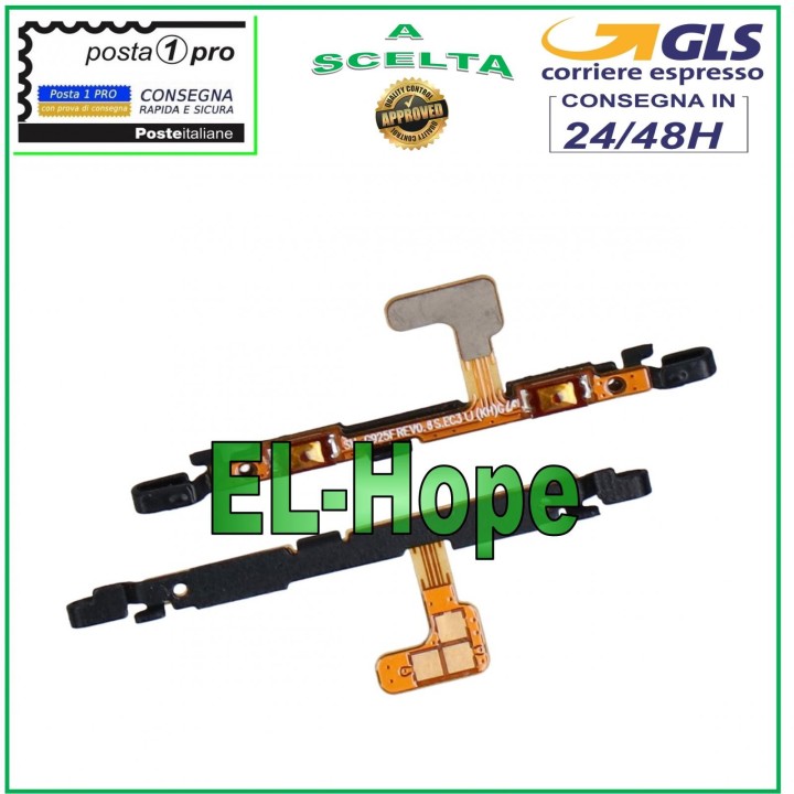 TOUCHES LATÉRALES PLATES VOLUME TOUCHE MARCHE/ARRÊT SAMSUNG GALAXY S6 EDGE SM G925 F
