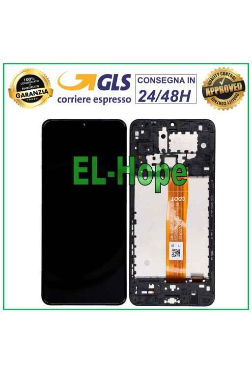 Cadre d e'cran tactile LCD pour Samsung Galaxy A12 SM-A127
