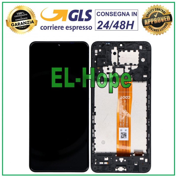 Cadre d e'cran tactile LCD pour Samsung Galaxy A12 SM-A127