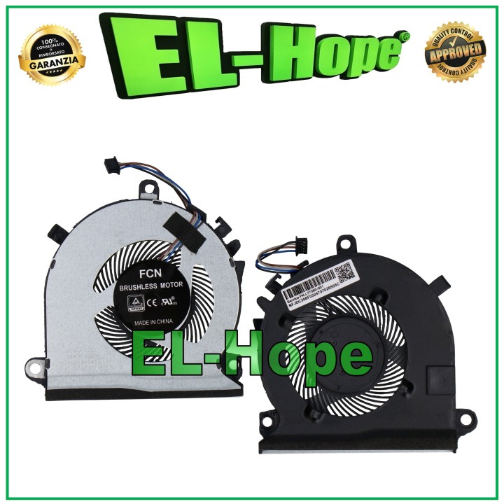 Ventilateur de processeur L77560-001 pour ordinateur portable HP Pavilion Gaming 15-EC Series 4 broches