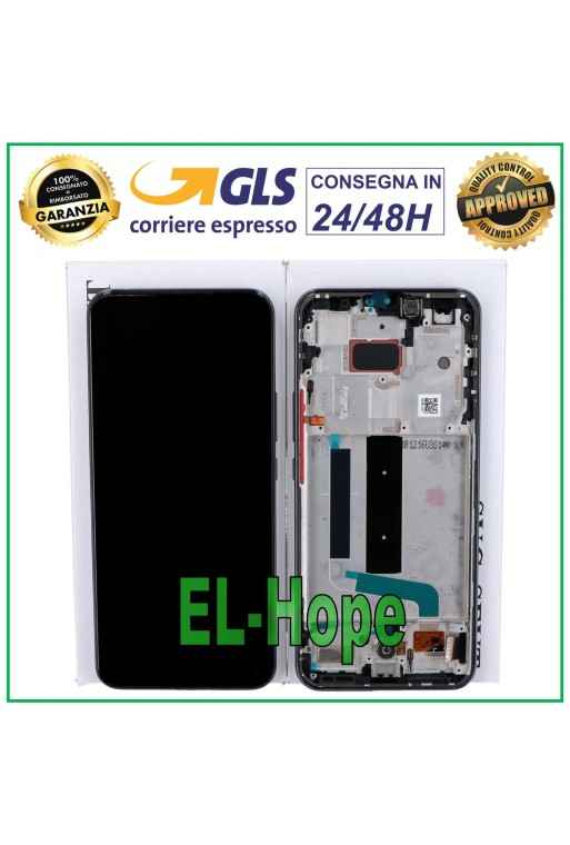 Écran LCD et tactile d origine pour Xiaomi Mi 10 Lite 5G M2002J9G M2002J9E, cadre noir