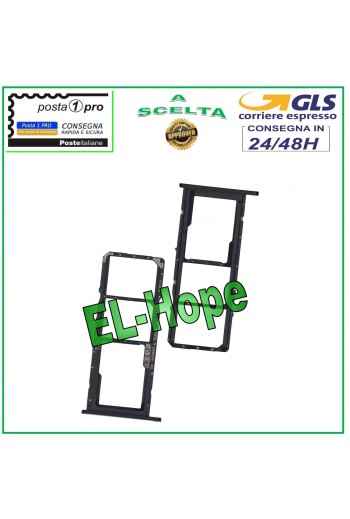 Support de carte SIM et micro SD pour HUAWEI Y6P 2020 MED-LX9 LX9N, noir