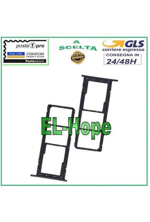 Support de carte SIM et micro SD pour HUAWEI Y7 2019 DUB-LX1 LX2 L22 NOIR