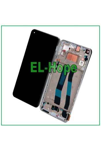 Écran OLED tactile en verre blanc pour Xiaomi Mi 11 Lite 4G 5G NE M2101K9AG