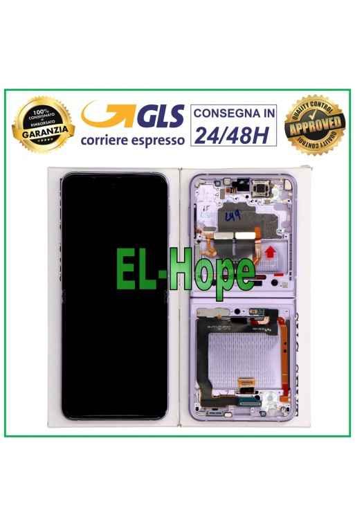 Écran LCD d origine Samsung Galaxy Z Flip 3 5G SM-F711B Touch Lavande