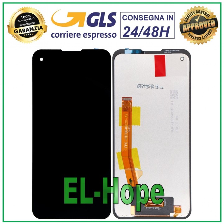 Écran LCD tactile assemble' noir pour Doogee V11/V10/V10 Pro