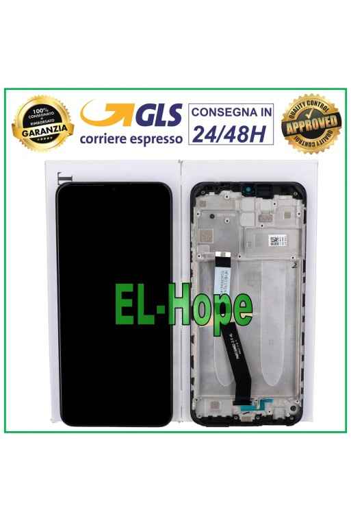 Cadre d e'cran LCD 100 % d origine pour Xiaomi Redmi 9 M2004J19AG M2004J19G
