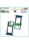 Compartiment pour carte SIM et micro SD pour HUAWEI P SMART 2019 POT-LX1 LX2 LX3 Bleu