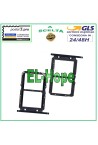 SUPPORT DE CARTE SIM ET COMPARTIMENT POUR CARTE MICRO SD HUAWEI NOVA 5T YAL-L21 L61 L71 NOIR
