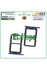 SUPPORT DE CHARIOT À FENTE COMPARTIMENT CARTE SIM MICRO SD HUAWEI NOVA 5T YAL-L21 L61 L71 BLEU