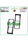 CHARIOT À FENTE COMPARTIMENT CARTE MICRO SIM SD XIAOMI REDMI NOTE 8T M1908C3XG NOIR