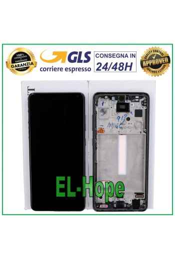Écran tactile LCD 100 % d origine pour Samsung Galaxy A52S 5G SM-A528 A528B, cadre noir