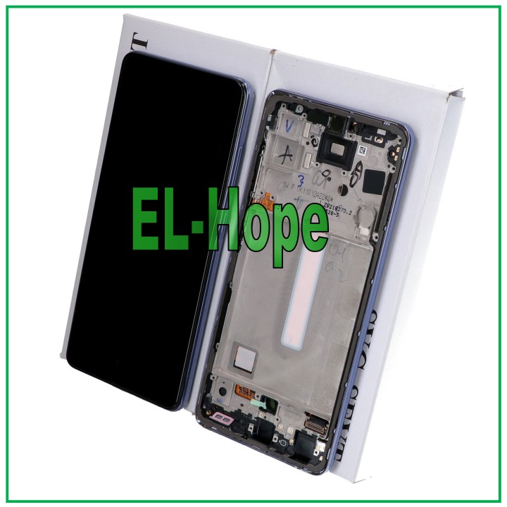 Écran tactile d origine reconditionne' Samsung A52S SM A528 A528B violet GH82-26861C
