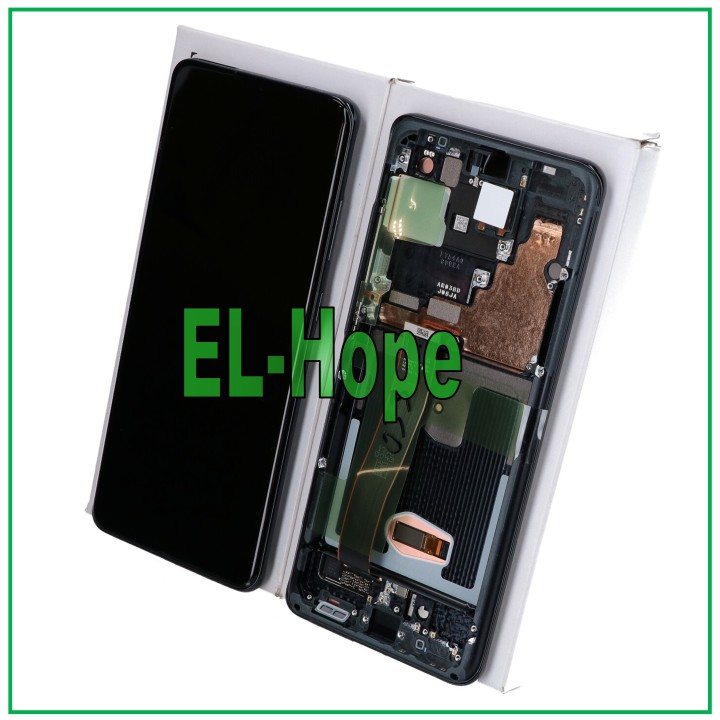 Cadre d origine, e'cran tactile noir pour Samsung S20 Ultra SM-G988 (GH82-26033A)