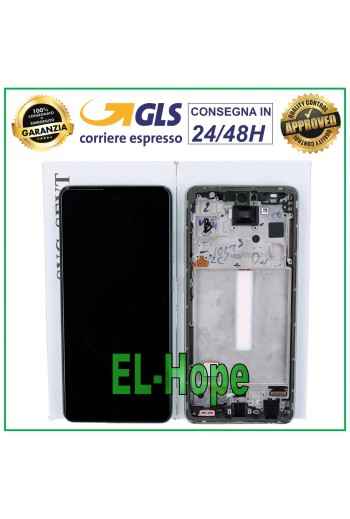 ÉCRAN LCD TACTILE ORIGINAL SAMSUNG GALAXY A52S SM A528 A528B CADRE VERT VERT