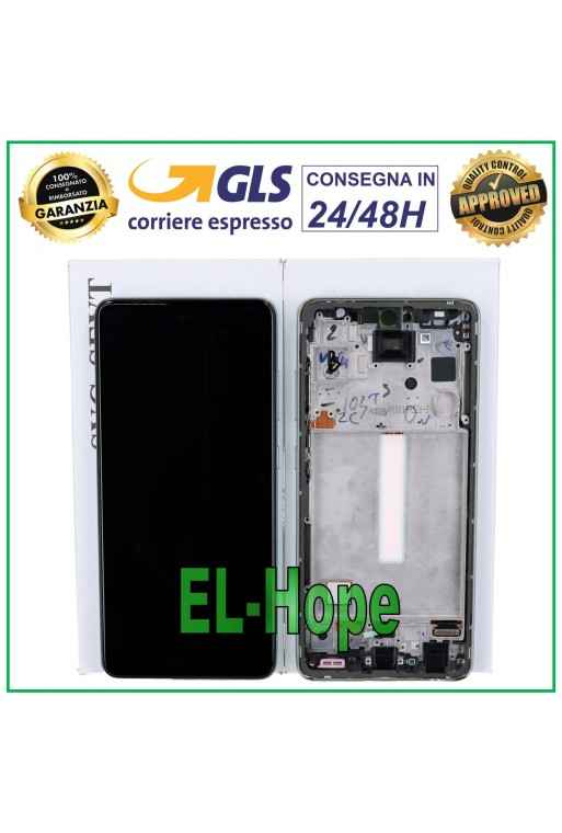 ÉCRAN LCD TACTILE ORIGINAL SAMSUNG GALAXY A52S SM A528 A528B CADRE VERT VERT
