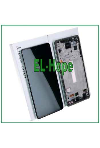 ÉCRAN LCD TACTILE ORIGINAL SAMSUNG GALAXY A52S SM A528 A528B CADRE VERT VERT