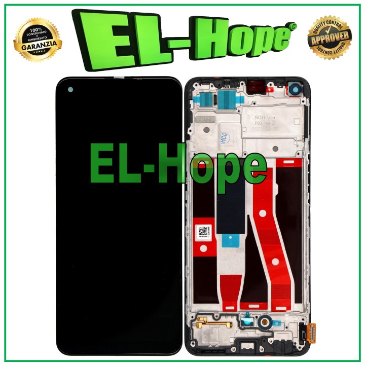 Écran LCD TFT + cadre pour Oppo Reno 5 Lite CPH2205 Écran tactile en verre