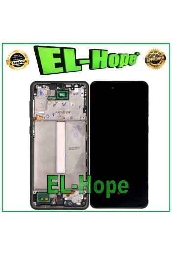 Écran LCD OLED + châssis pour Samsung Galaxy A33 5G SM-A336B tactile en verre noir