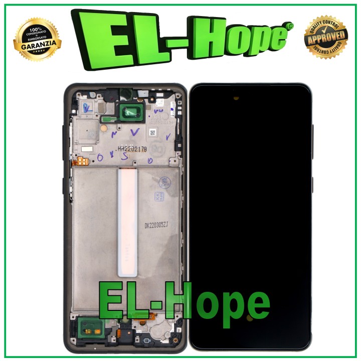 Écran LCD OLED + châssis pour Samsung Galaxy A33 5G SM-A336B tactile en verre noir