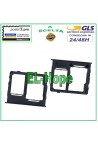 Compartiment pour carte nano SIM et SD pour Samsung Galaxy A32 5G SM A326 B Noir